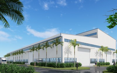 海南龙盘油田科技公司深水车间—效果图