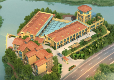 海南澄迈美浪湾金服港办公楼改造加固项目—效果图